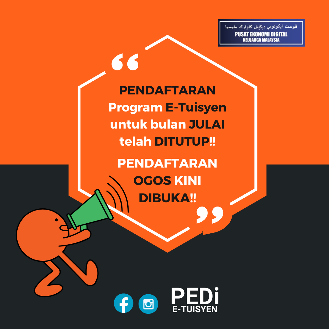 JULAI telah DITUTUP