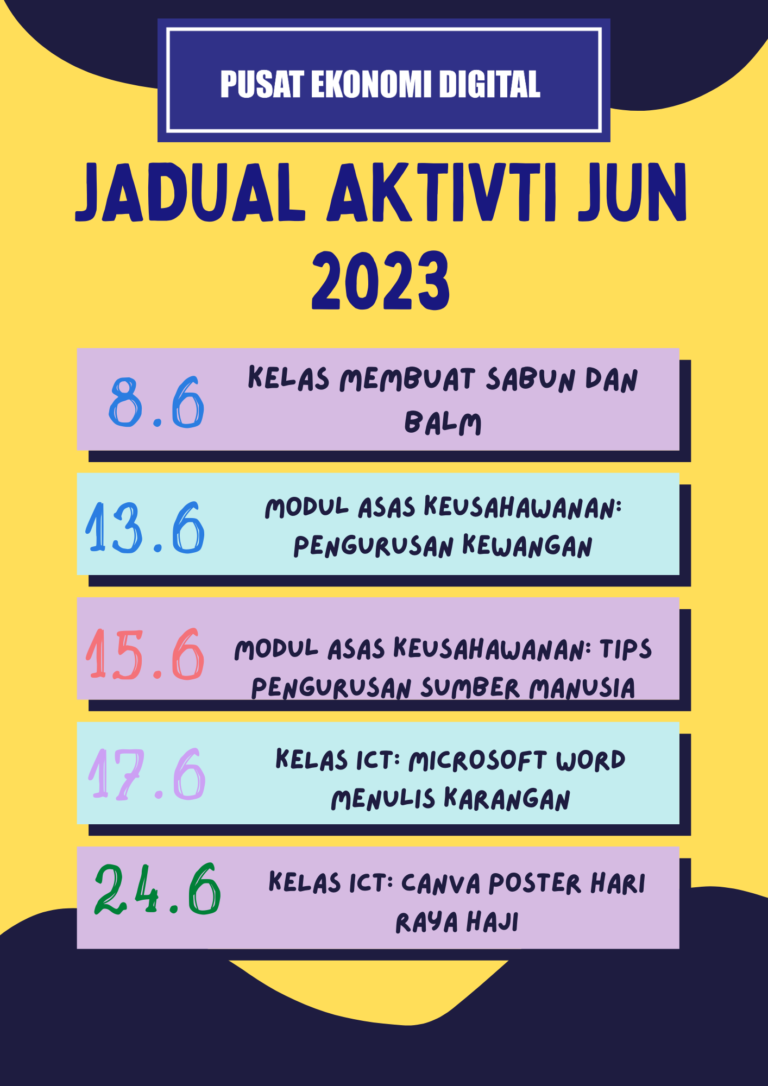 JADUAL AKTIVITI JUN 2023